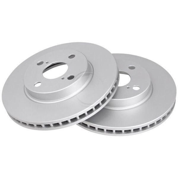 2 Brake Discs Vented Ø 255 mm 25 mm A.B.S. for e.g. TOYOTA Corolla