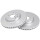 2 Brake Discs Vented Ø 312 mm 25 mm A.B.S. for e.g. AUDI A1