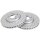 2 Brake Discs perforated/vented Ø 304 mm 30 mm A.B.S. for MERCEDES-BENZ S-Class