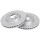 2 Bremsscheiben belüftet Ø 282 mm 28 mm A.B.S. für HONDA Accord VI Coupe