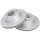 2 Brake Discs Vented Ø 284 mm 22 mm A.B.S. for e.g. BMW 1 Series