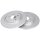 2 Brake Discs solid Ø 272 mm 12 mm A.B.S. for e.g. CITROËN C8