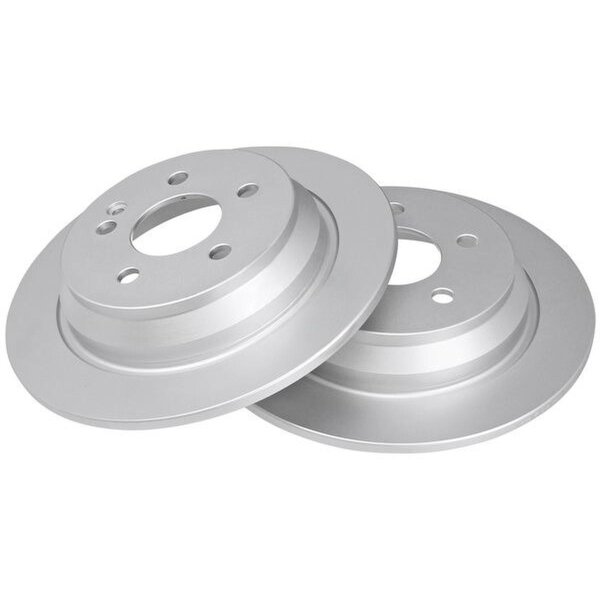 2 Brake Discs solid Ø 296 mm 10 mm A.B.S. for FUJIAN DAIMLER MERCEDES