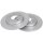 2 Brake Discs solid Ø 288 mm 12 mm A.B.S. for e.g. AUDI A4