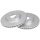 2 Brake Discs Vented Ø 300 mm 25 mm A.B.S. for e.g. MAZDA 3