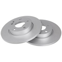2 Brake Discs solid Ø 276 mm 12.2 mm A.B.S. for...
