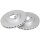 2 Brake Discs Vented Ø 288 mm 25 mm A.B.S. for e.g. MERCEDES-BENZ A-Class