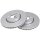 2 Brake Discs Vented Ø 300 mm 24 mm A.B.S. for e.g. RENAULT Grand Scénic