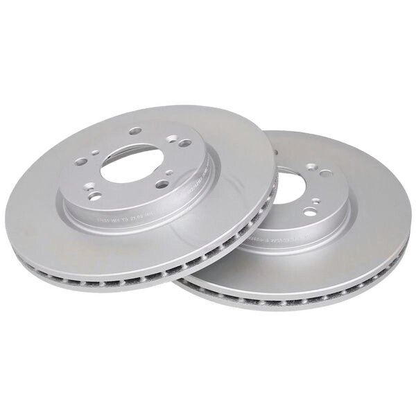 2 Brake Discs Vented Ø 282 mm 23 mm A.B.S. for e.g. HONDA Civic