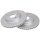 2 Brake Discs Vented Ø 282 mm 23 mm A.B.S. for e.g. HONDA Civic