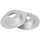 2 Brake Discs solid Ø 284 mm 10 mm A.B.S. for e.g. HYUNDAI Grandeur