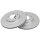 2 Brake Discs Vented Ø 302 mm 18 mm A.B.S. for e.g. MAZDA RX-8