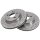 2 Brake Discs Vented Ø 300 mm 22 mm A.B.S. for e.g. MERCEDES-BENZ SL