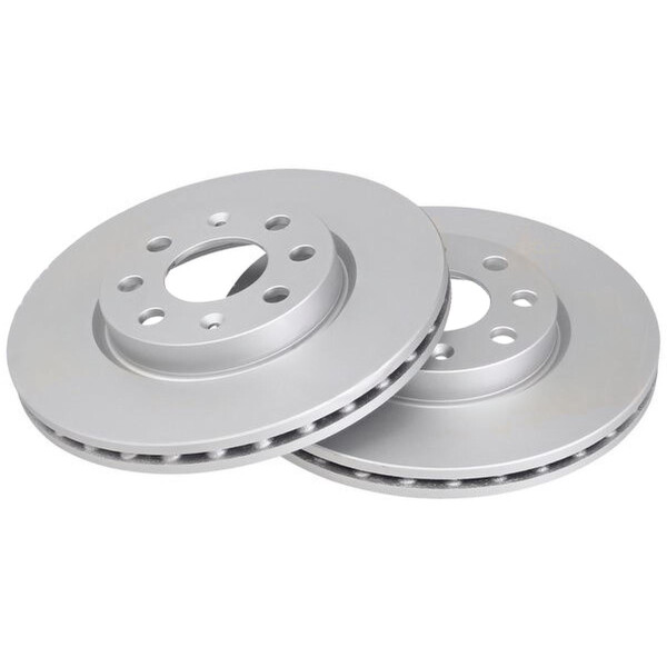 2 Brake Discs Vented Ø 257 mm 22 mm A.B.S. for e.g. FIAT Grande Punto