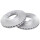 2 Brake Discs Vented Ø 280 mm 28 mm A.B.S. for FORD