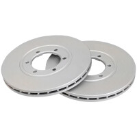 2 Brake Discs Vented Ø 261 mm 24 mm A.B.S. for KIA