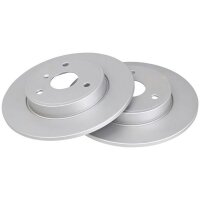 2 Brake Discs solid Ø 280 mm 9.7 mm A.B.S. for...
