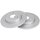 2 Brake Discs solid Ø 280 mm 9.7 mm A.B.S. for e.g. SMART Cabrio