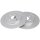2 Brake Discs solid Ø 278 mm 9 mm A.B.S. for e.g. DAIHATSU Charade