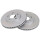 2 Brake Discs Vented Ø 276 mm 26 mm A.B.S. for e.g. CHEVROLET HHR