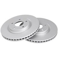 2 Brake Discs Vented Ø 296 mm 26 mm A.B.S. for...