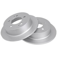 2 Brake Discs solid Ø 299 mm 10.4 mm A.B.S. for...