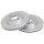 2 Brake Discs Vented Ø 258 mm 23 mm A.B.S. for e.g. MAZDA 2