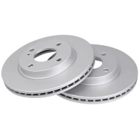2 Brake Discs Vented Ø 258 mm 23 mm A.B.S. for...