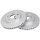 2 Brake Discs Vented Ø 296 mm 30 mm A.B.S. for e.g. CHEVROLET Malibu