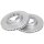 2 Brake Discs Vented Ø 290 mm 26 mm A.B.S. for NISSAN