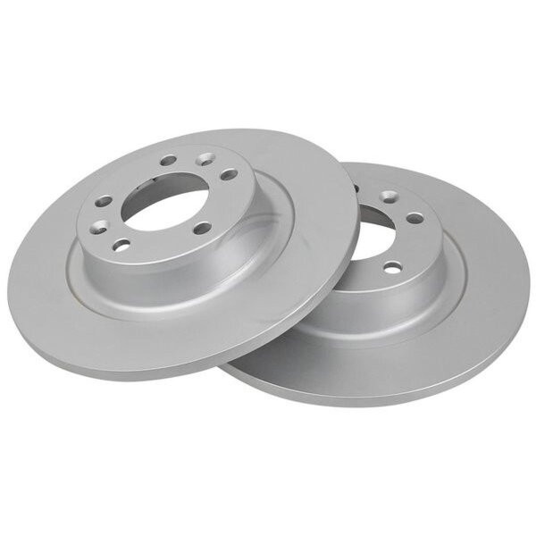 2 Brake Discs solid Ø 290 mm 12 mm A.B.S. for e.g. PEUGEOT 407