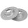 2 Brake Discs solid Ø 290 mm 12 mm A.B.S. for e.g. PEUGEOT 407