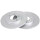 2 Bremsscheiben belüftet Ø 284 mm 10 mm A.B.S. für u.a. HYUNDAI i40 CW