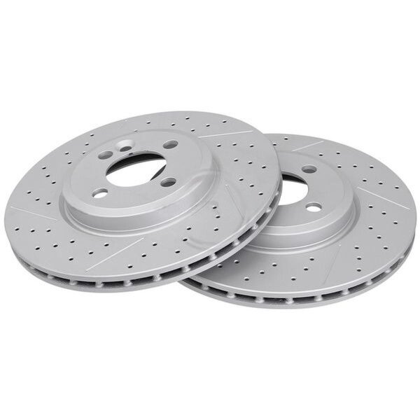 2 Brake Discs slotted/perforated Ø 294 mm 22 mm A.B.S. for e.g. MINI Mini