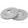 2 Brake Discs slotted/perforated Ø 294 mm 22 mm A.B.S. for e.g. MINI Mini