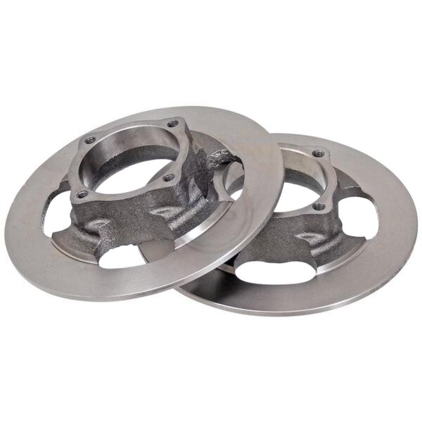2 Brake Discs solid Ø 209 mm 5.5 mm A.B.S. for e.g. AIXAM 500