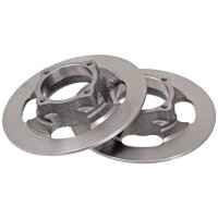 2 Brake Discs solid Ø 209 mm 5.5 mm A.B.S. for...