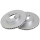 2 Brake Discs Vented Ø 260 mm 22 mm A.B.S. for e.g. NISSAN Micra