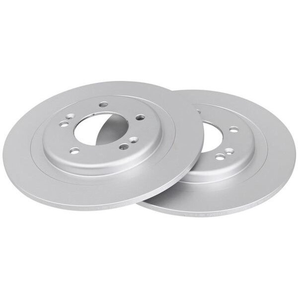 2 Brake Discs solid Ø 284 mm 10 mm A.B.S. for e.g. HYUNDAI i30