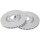 2 Brake Discs Vented Ø 302 mm 26 mm A.B.S. for e.g. PEUGEOT RCZ