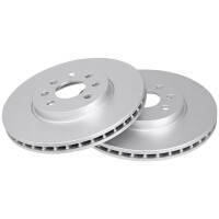 2 Brake Discs Vented Ø 280 mm 25 mm A.B.S. for...