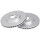 2 Brake Discs Vented Ø 280 mm 25 mm A.B.S. for e.g. OPEL Astra