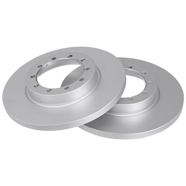2 Brake Discs solid Ø 284 mm 16 mm A.B.S. for FORD
