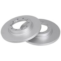 2 Brake Discs solid Ø 284 mm 16 mm A.B.S. for FORD