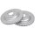2 Brake Discs perforated/vented Ø 330 mm 22 mm A.B.S. for e.g. MERCEDES M-Class