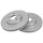 2 Brake Discs Vented Ø 278 mm 25 mm A.B.S. for e.g. VOLVO V40