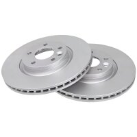 2 Brake Discs internally vented Ø 300 mm 25 mm...