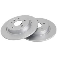 2 Brake Discs solid Ø 280 mm 10.9 mm A.B.S. for...