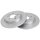 2 Brake Discs solid Ø 280 mm 10.9 mm A.B.S. for e.g. VOLVO V40