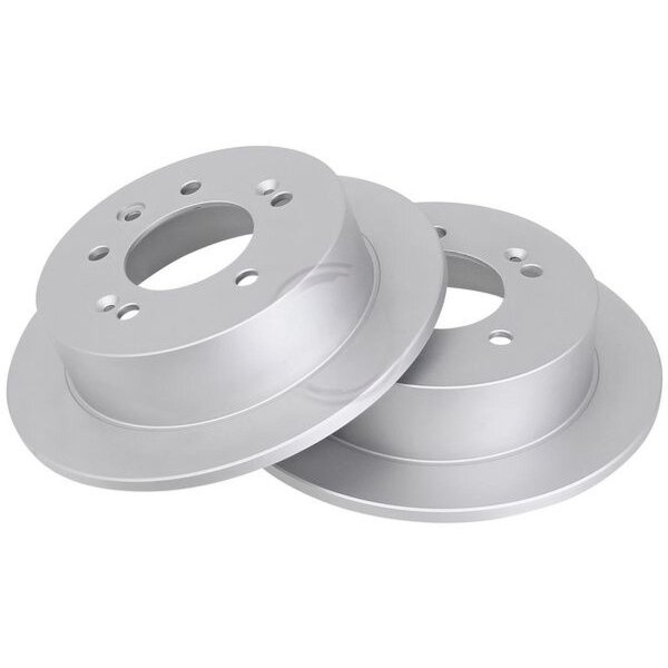 2 Brake Discs solid Ø 262 mm 10 mm A.B.S. for e.g. HYUNDAI Elantra